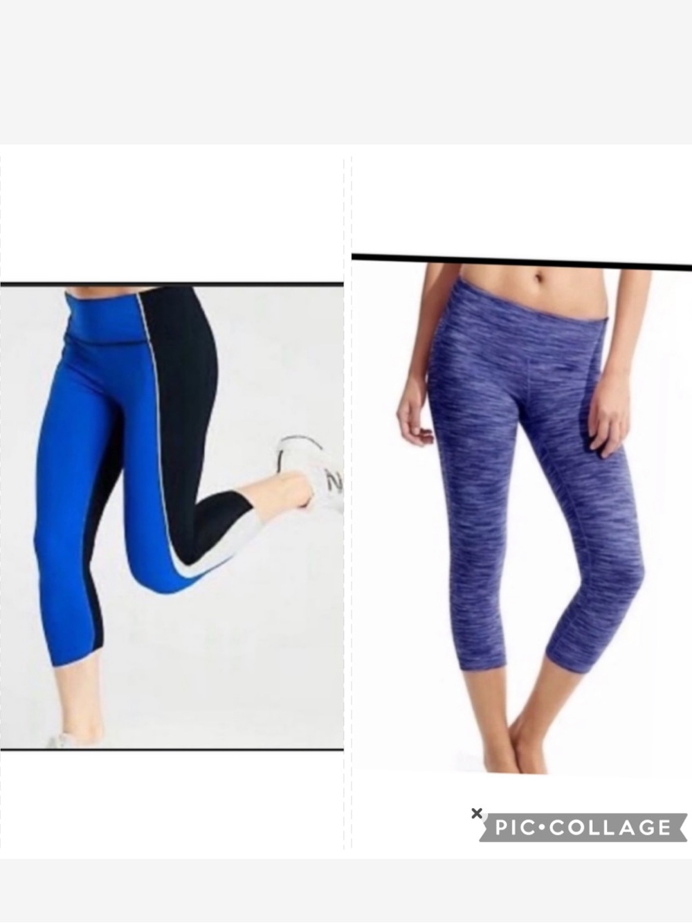 Athleta size Small capri cropped low rise leggings bundle of two